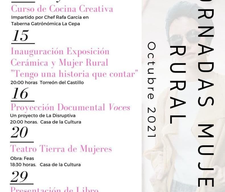 Presentación del libro «Anónimo, sinónimos de mujer», Jornadas Mujer Rural 2021.