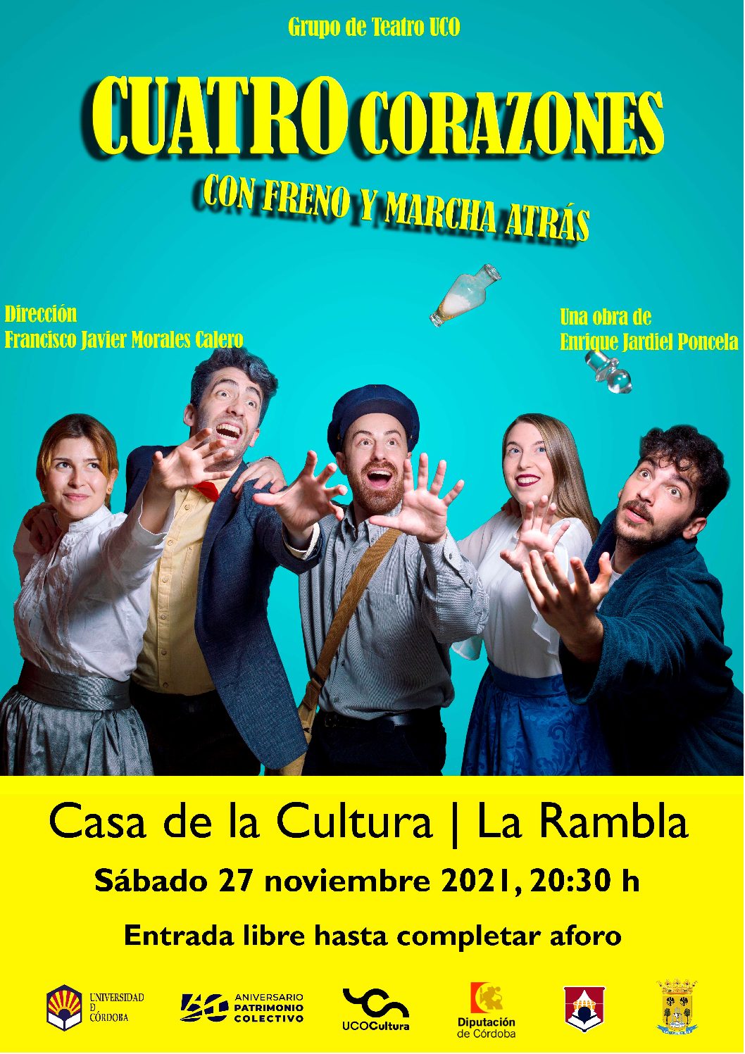 Teatro «Cuatro corazones con freno y marcha atrás»